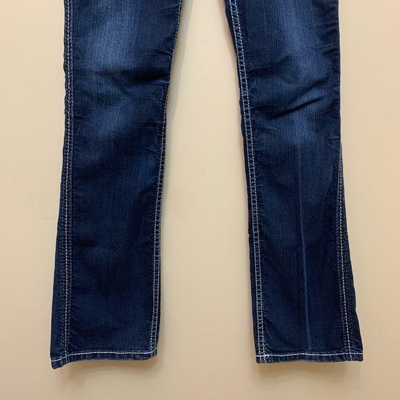 EUC Silver Frances 18” Bootcut Jeans Size 25/33 - Picture 5 of 10